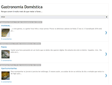 Tablet Screenshot of gastronomiadomestica.com